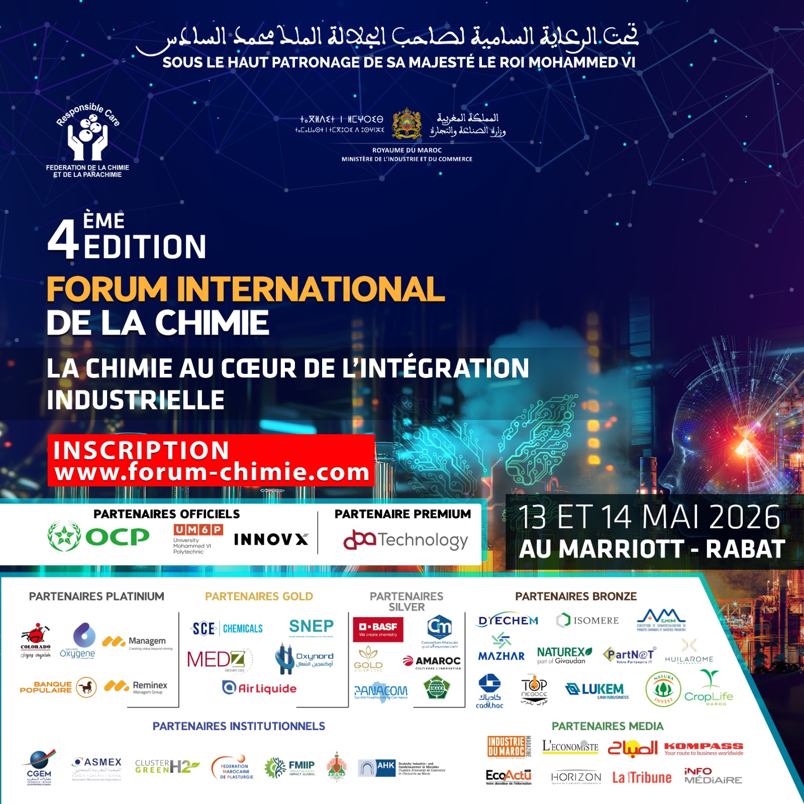 4ème Forum International de la Chimie - 13 & 14 Mai 2026
